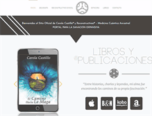 Tablet Screenshot of carolacastillo.com